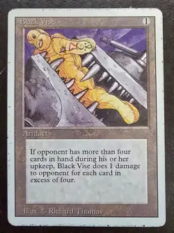 Black Vice - MtG Revised/3rd Ed. - Uncommon LP 1994 - Image 2