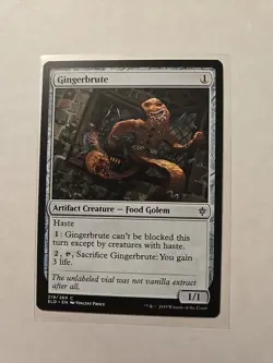 Gingerbrute - Throne of Eldraine - LP - Common - Artifact Creature - Image 1