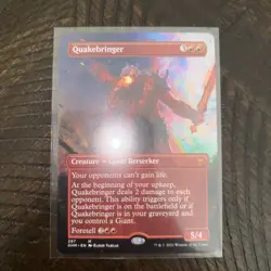 [MTG] Quakebringer (Borderless) Kaldheim 2021 (NM Or Better) - Image 2