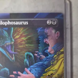 Magic: The Gathering Spitting Dilophosaurus Borderless Jurassic World - Image 3