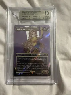 Celes, Rune Knight (Surge Foil) Commander: Final Fantasy Foil - MTG - BGS 10 - Image 1