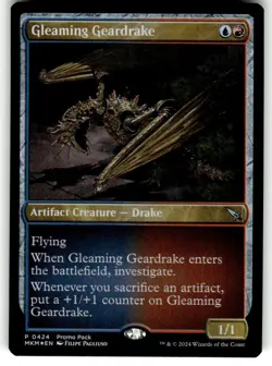 Gleaming Geardrake Murders at Karlov Manor Foil MTG - Image 1