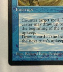 Arcane Denial (Sword) Alliances Magic the Gathering 1996 LP - Image 2