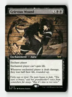 Grievous Wound - Duskmourn House of Horror - #375 - Non-Foil - NM - MTG - Image 1
