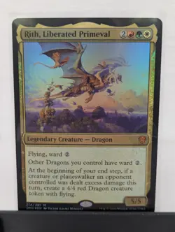 MTG FOIL Rith, Liberated Primeval - Dominaria United #214 - Image 1