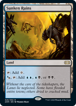 Slightly Played, English - 1 x MTG Sunken Ruins Double Masters - Image 1