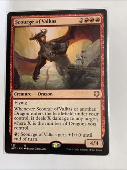 Scourge of Valkas Commander: Adventures in the Forgotten Realms #137 Mythic - Image 1