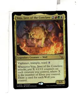 MTG SkeenAB Voja Jaws of the Conclave PRERELEASE PROMO FOIL from MKM. NM. - Image 1