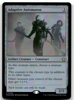 Adaptive Automaton #723 (Foil) (NM) Foundations FDN Magic MTG - Image 1