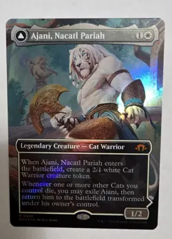 Ajani, Nacatl Pariah (Borderless) (Textured Foil) - Modern Horizons 3 - Image 1