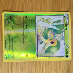 SNIVY 5/124 POKEMON CARD (FATES COLLIDE SET) REVERSE HOLO - Image 2