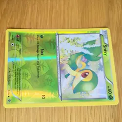 SNIVY 5/124 POKEMON CARD (FATES COLLIDE SET) REVERSE HOLO - Image 4