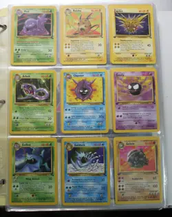 62 Basic Pokemon Cards ©1999 Wizards 1st Edition, Foil, Fossil - Image 4
