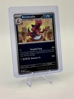 Krookodile [Reverse Holo] #66 Pokemon Phantasmal Flames NM! - Image 1
