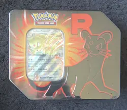 Destined Rivals Team Rocket Tin Persian Factory Sealed Pokemon Tcg - Image 1