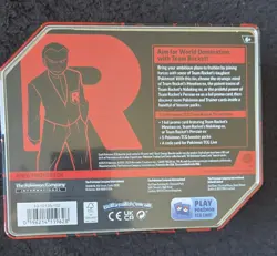 Destined Rivals Team Rocket Tin Persian Factory Sealed Pokemon Tcg - Image 2