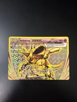 Pokemon TCG Nidoking Evolutions Card 46/108 Break XY LP - Image 1