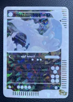 2003 Pokemon CRYSTAL CHARIZARD Skyridge REVERSE HOLO Rare JUMBO TOPPER Card 9/12 - Image 2