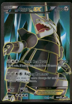 Aggron EX (153 Full Art) #153/160 XY - Primal Clash Pokemon (1C) - Image 1