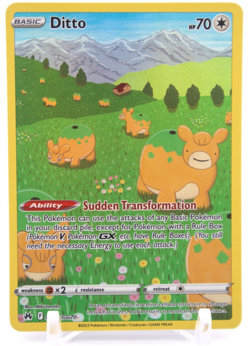 Pokemon | Ditto #GG22 - ULTRA RARE! - Crown Zenith: Galarian Gallery (NM) - Image 1