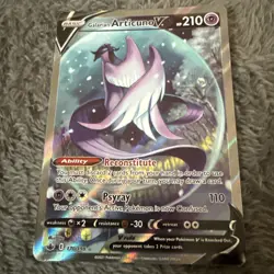 Galarian Articuno V Pokemon (Alternate Full Art) 170/198 Chilling Reign NM - Image 2