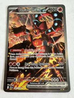 Pokemon Volcanion ex 182/159 - Journey Together - Special Illustration Rare - Image 2