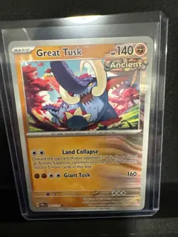Pokemon TCG Prismatic Evolutions Great Tusk Master Ball 055/131 - Image 1
