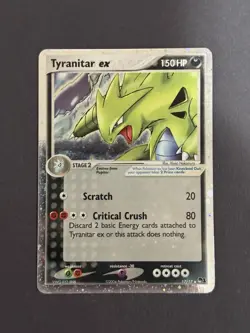 Pokemon TCG Tyranitar ex 017/017 POP Series 1 Holo - Image 1