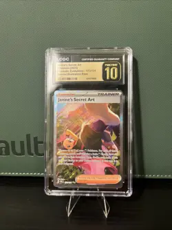 Pokemon TCG Janine's Secret Art 173/131 Prismatic Evolutions CGC Pristine 10 1/5 - Image 3