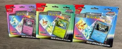 Pokemon TCG Scarlet Violet Prismatic Evolutions Tech Sticker Collection Lot of 3 - Image 1