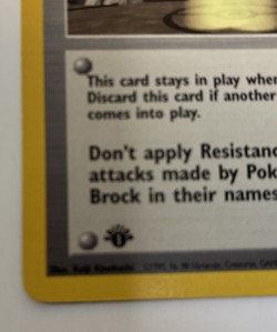Pewter City Gym 1st Edition Gym Heroes #115/132 Uncommon WOTC Pokemon 2000 LP - Image 2