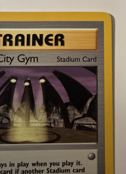 Pewter City Gym 1st Edition Gym Heroes #115/132 Uncommon WOTC Pokemon 2000 LP - Image 4