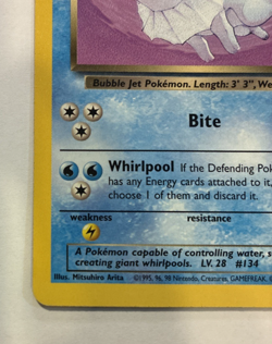 Dark Vaporeon Team Rocket #45/82 Uncommon WOTC Pokemon 2000 MP - Image 2