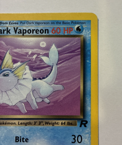 Dark Vaporeon Team Rocket #45/82 Uncommon WOTC Pokemon 2000 MP - Image 4
