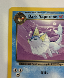 Dark Vaporeon Team Rocket #45/82 Uncommon WOTC Pokemon 2000 MP - Image 5