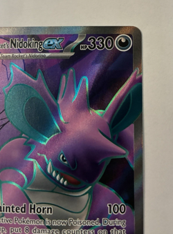 Team Rocket's Nidoking ex Destined Rivals #216/182 Ultra Rare Pokemon 2025 NM - Image 4