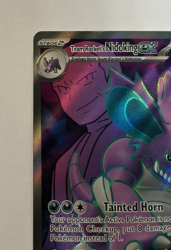 Team Rocket's Nidoking ex Destined Rivals #216/182 Ultra Rare Pokemon 2025 NM - Image 5
