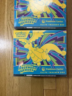 Pokemon TCG: 2X Mega Evolution Ascended Heroes Pokemon Center Elite Trainer Box - Image 2