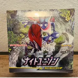 Pokemon Night Unison Tag Team GX Booster Box Japanese TCG Greninja Zoroark - Image 1
