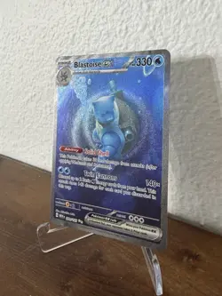 BLASTOISE EX 200/165 Special Illustration Rare SIR Pokemon 151 Full Art Holo - Image 2