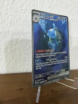 BLASTOISE EX 200/165 Special Illustration Rare SIR Pokemon 151 Full Art Holo - Image 3
