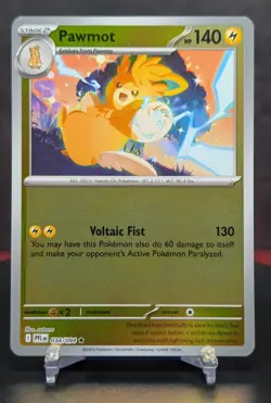 Pokemon Pawmot #034/094 English Phantasmal Flames Reverse Holo - Image 1