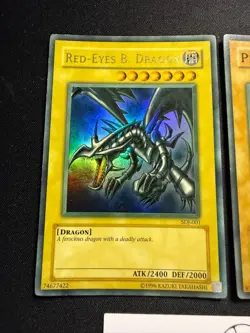 *FADED* Red-Eyes B. Dragon / Penguin Soldier - Ultra Super SDJ-001 / 022 YuGiOh - Image 2