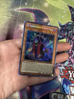 (EY) YUGIOH THE PHANTOM KNIGHTS OF ANCIENT CLOAK BLRR-EN061 1ST SECRET VLP - Image 1