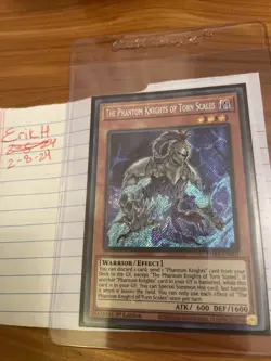 Yugioh-The Phantom Knights of Torn Scales-Secret Rare-1st Edition-PHRA EN003 (LP - Image 1