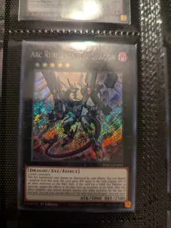 Arc Rebellion Xyz Dragon PHRA-EN041 1st Edition Secret Rare NM Yugioh - Image 1