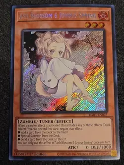 VLP YuGiOh Ash Blossom & Joyous Spring RA04-EN025 Secret Rare - Image 1