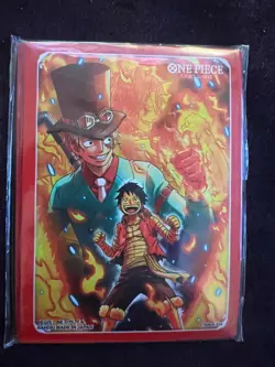 One Piece Official Sleeves: Devil Fruits Collection Vol.2 - Sabo & Luffy 10-Pack - Image 1