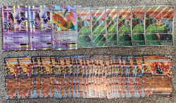 Pokemon Jumbo Card Lot x45 Mewtwo EX x2 Dragonite EX Victini x6 Ogerpon x36 NM - Image 1
