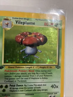 Pokemon 1999 Jungle 1st Edition Lot: Holo Vileplume 15/64, Goldeen, Exeggcute - Image 3